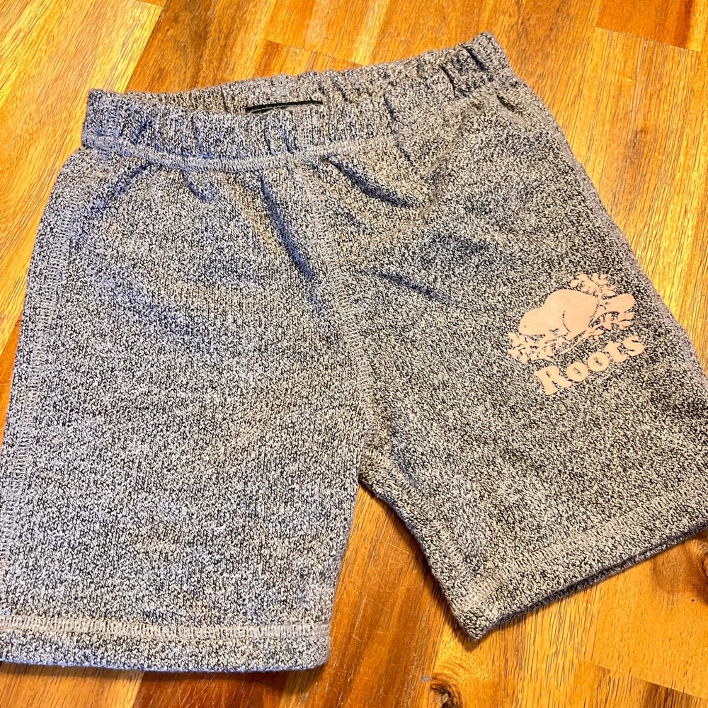 Roots Heathered Gray Athletic Shorts